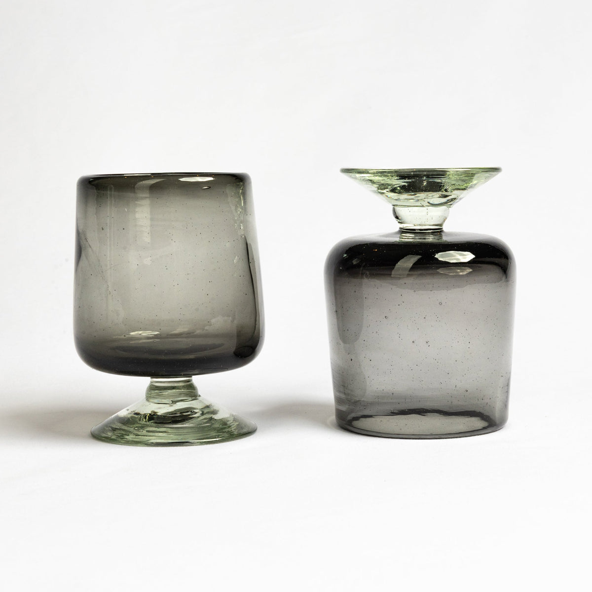 Handblown Short Stemmed Wine Glass - Set of 2