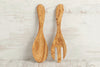 Italian Olivewood Salad Servers