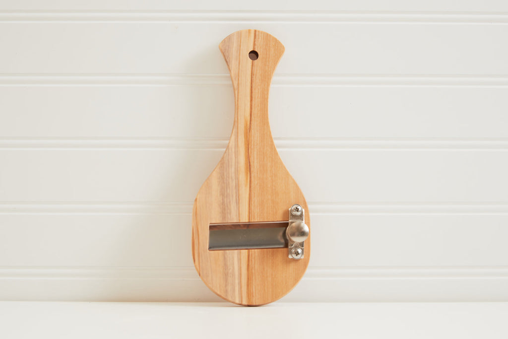 Italian Olivewood Truffle Slicer