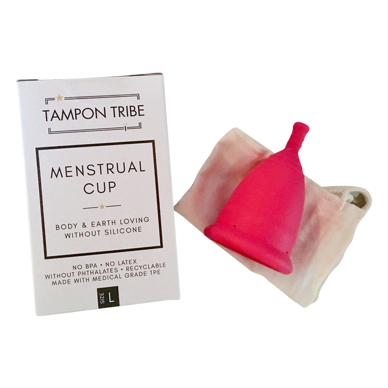 Menstrual Cup – Medium | Silicone-Free Reusable Period Cup | 12-Hour Protection