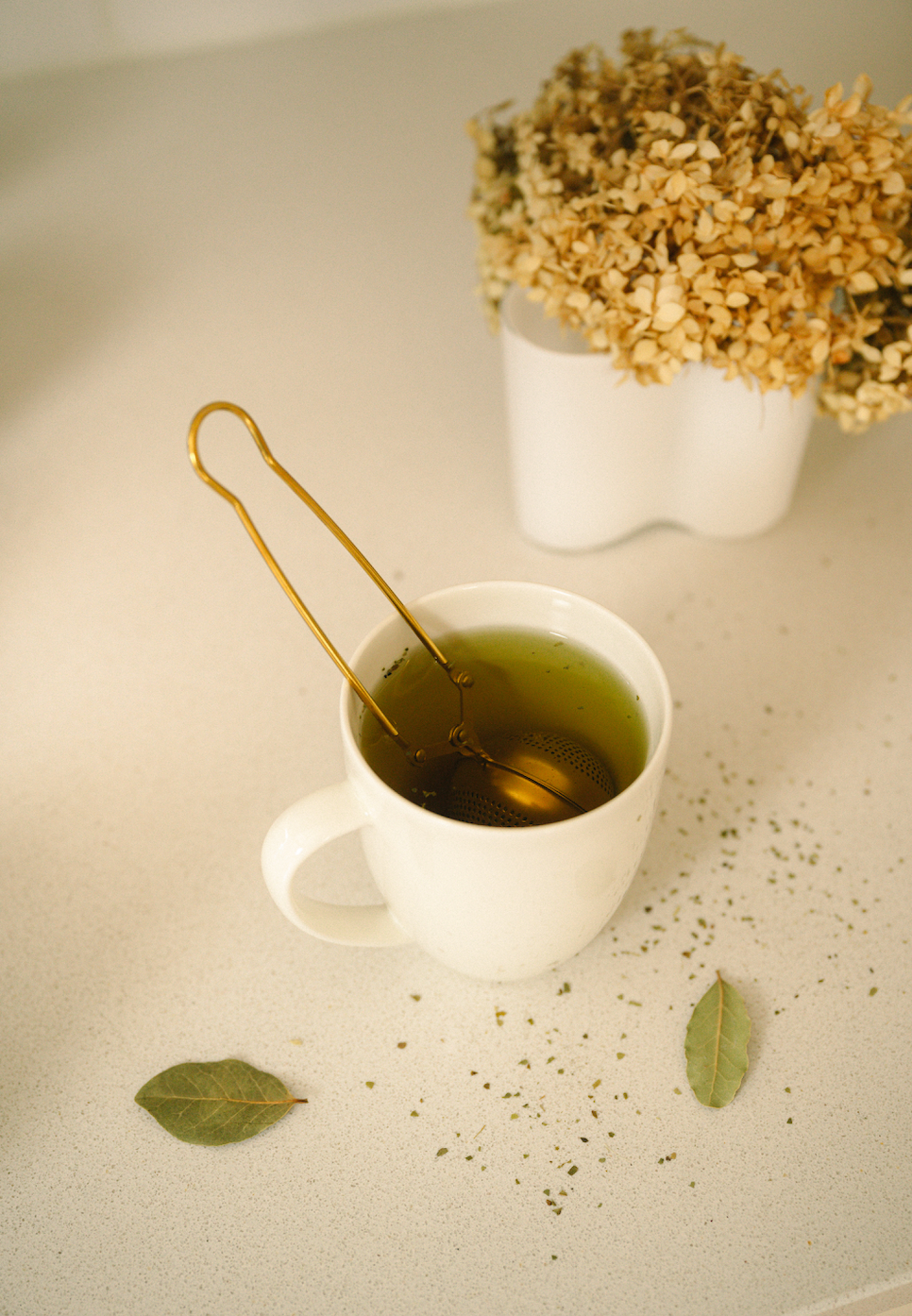 Stainless Steel Tea Strainer | Gold