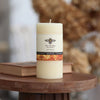 100% Pure Beeswax Pillar Candles (Multiple Colors)