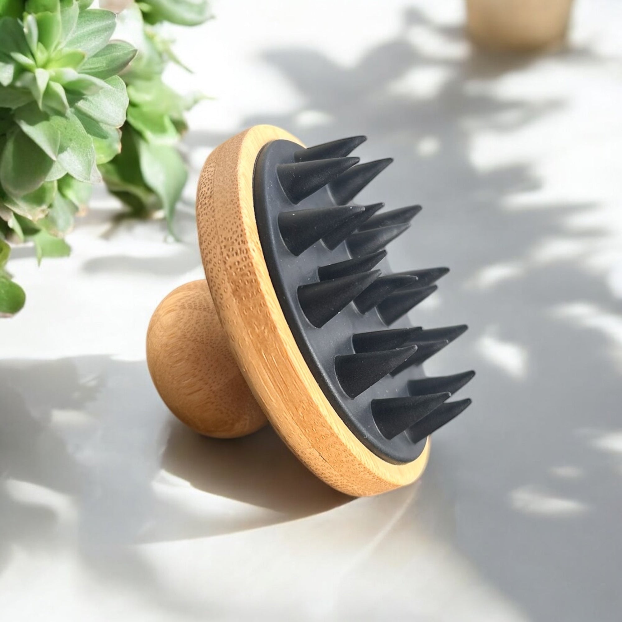 Bamboo Hair Care Essentials Set | Eco-Friendly Hair Brush, Comb &amp; Scalp Massager Bundle