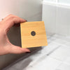 Bamboo Soap Lift – Square Design | Eco-Friendly Holder for Shampoo & Bar Soap