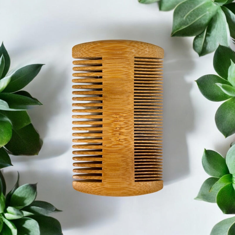 Bamboo Beard Comb | Double-Sided