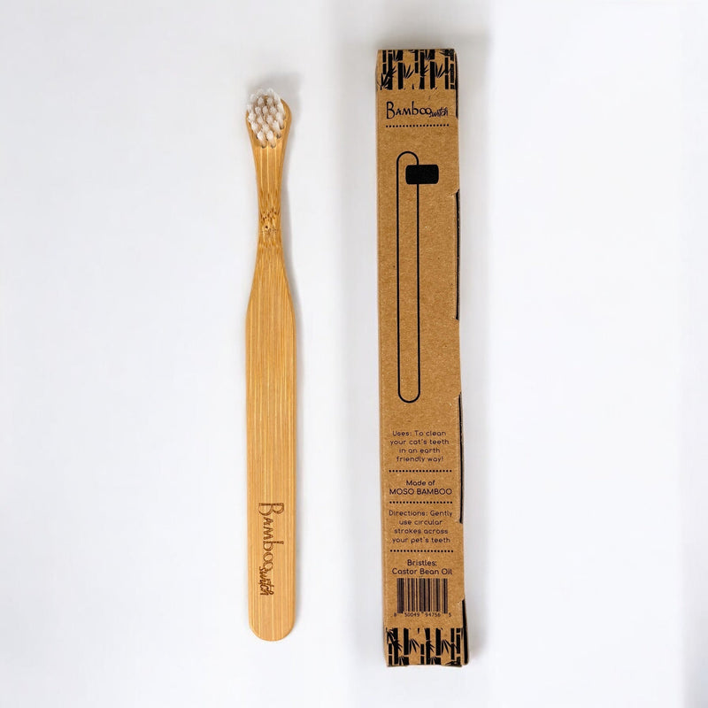 Bamboo Cat Toothbrush | Plastic-Free, Compostable Pet Dental Care