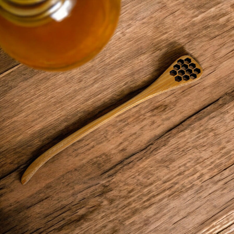 Bamboo Honey Dipper – Sustainable Drizzling Tool for Honey, Syrups & More