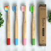 Bamboo Kids Toothbrush with Round Handle – Eco-Friendly Children’s Toothbrush