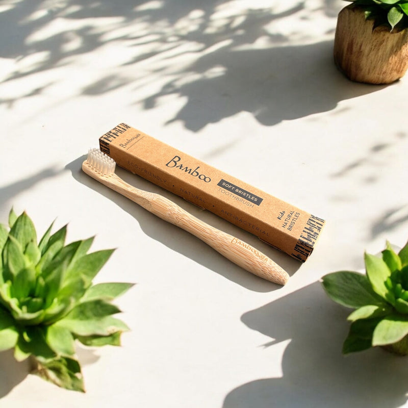 Bamboo Kids Toothbrush | Compostable Bristle