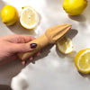 Bamboo Lemon Juicer Drill – Eco-Friendly Handheld Citrus Juicer for Lemons & Limes