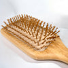 Bamboo Paddle Hair Brush with Comfort Handle – Eco-Friendly Detangling Brush for Smooth, Healthy Hair