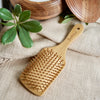 Bamboo Paddle Hair Brush – Classic Handle for Gentle Detangling & Scalp Massage