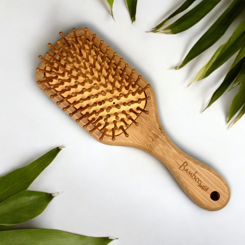 Bamboo Paddle Hair Brush | For Kids