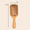 Bamboo Paddle Hair Brush with Comfort Handle – Eco-Friendly Detangling Brush for Smooth, Healthy Hair