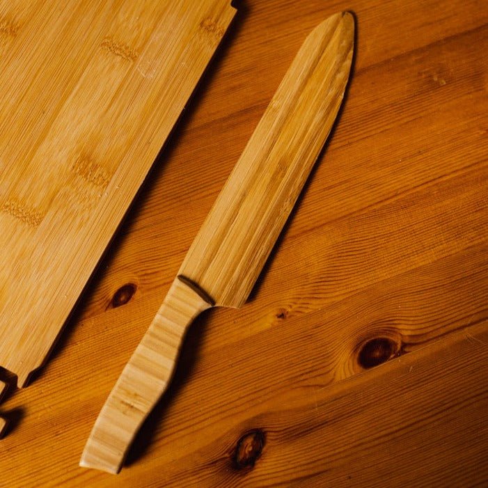 Bamboo Pastry Knife – Plastic-Free Cake & Dessert Serving Knife