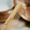 Natural Bamboo Pocket Comb | Eco-Friendly Travel Hair Comb for Detangling & Styling