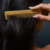 Natural Bamboo Pocket Comb | Eco-Friendly Travel Hair Comb for Detangling & Styling