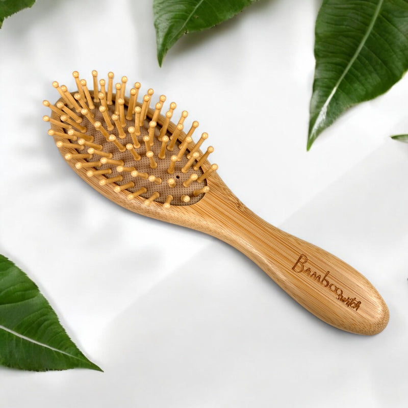 Bamboo Rounded Hair Brush | For Kids