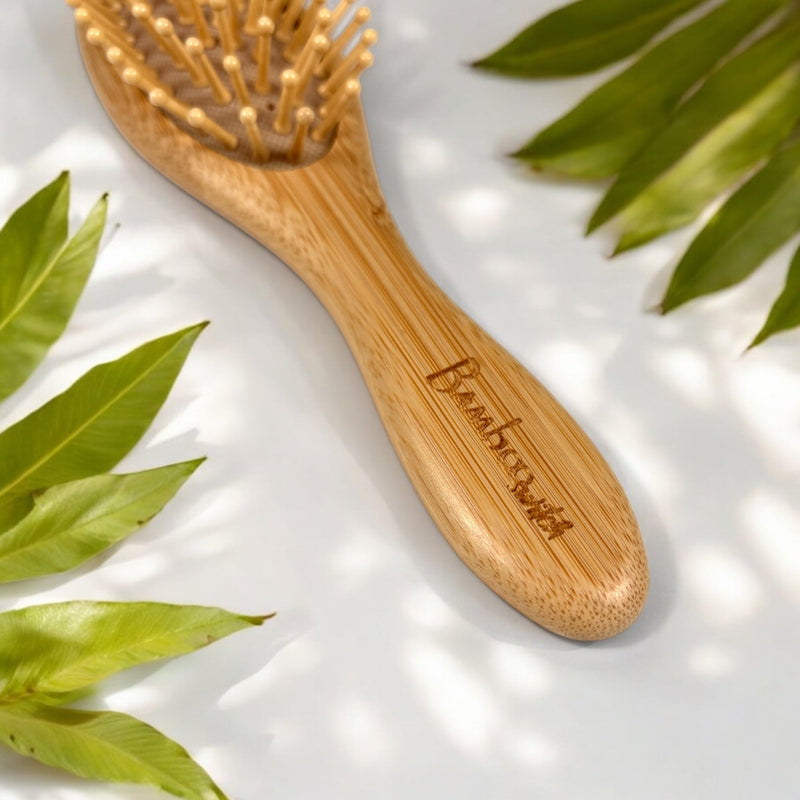 Bamboo Rounded Hair Brush | For Kids