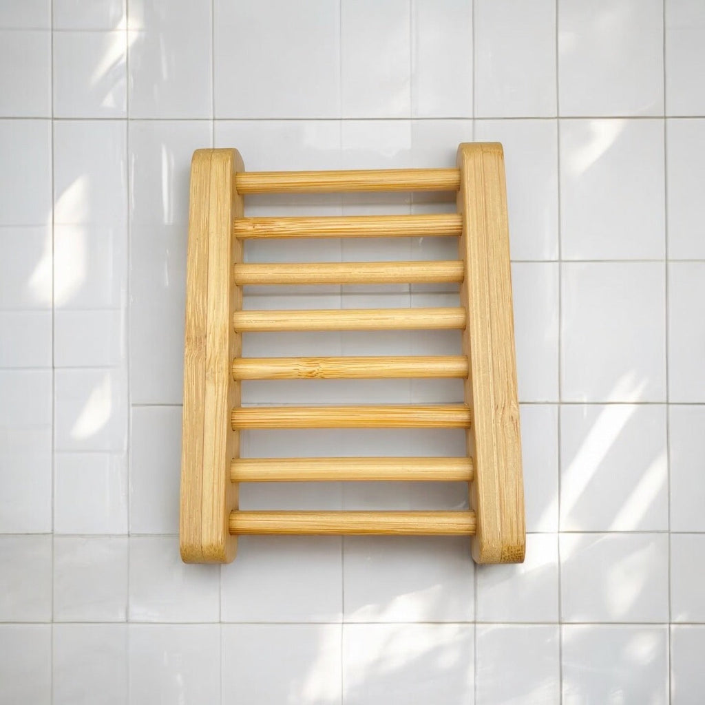 Bamboo Soap Lift – Ladder Design for Dry & Long-Lasting Bar Soaps