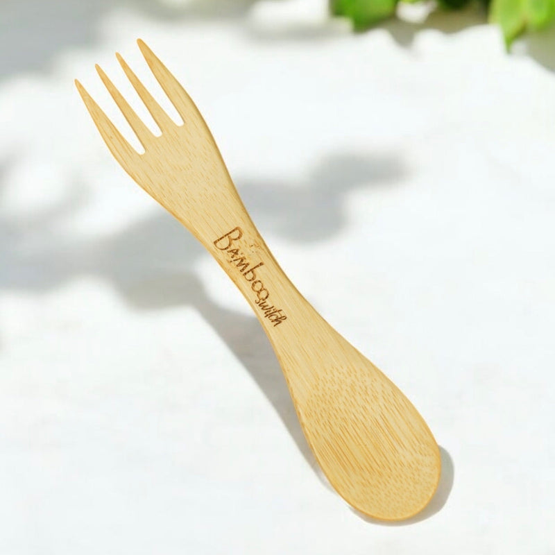 Bamboo Spork Utensil