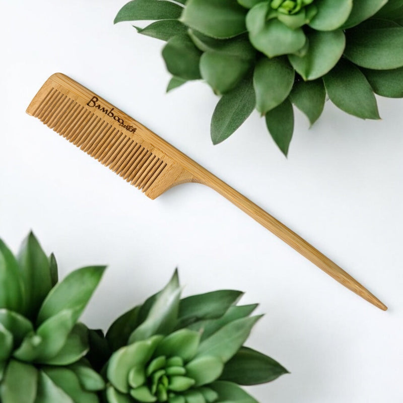 Bamboo Styling Rat Tail Comb