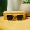 Bamboo Sunglasses with Case – Eco-Friendly Polarized Shades for Sustainable Style
