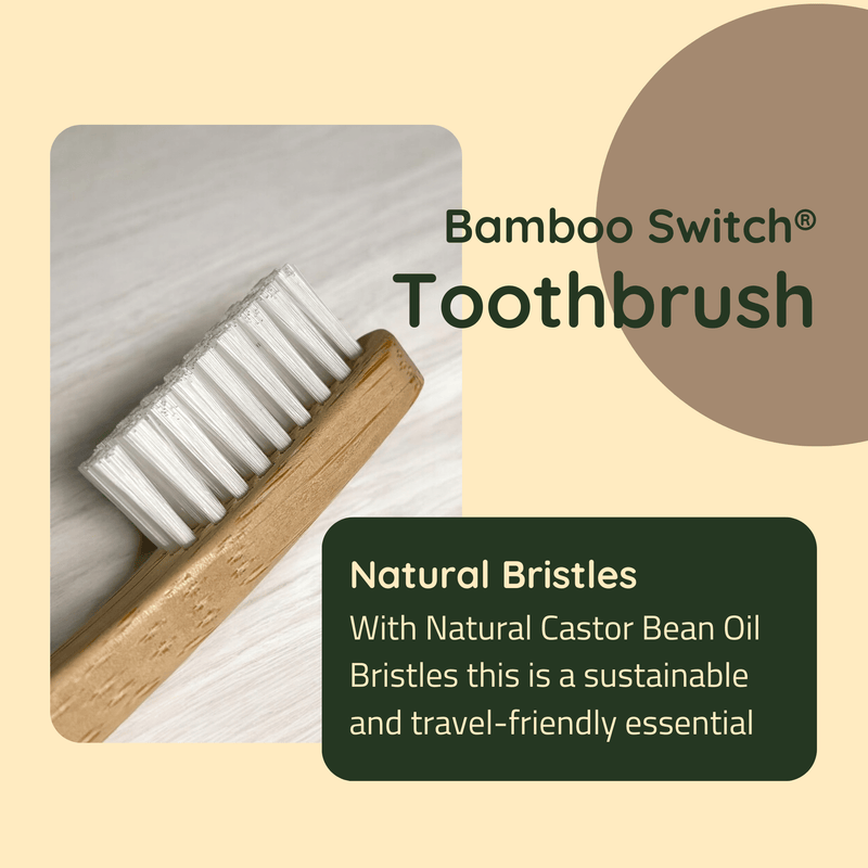 Bamboo Toothbrush | Compostable Bristle