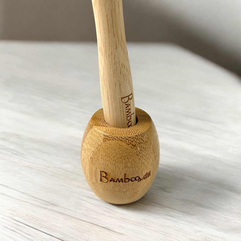 Bamboo Toothbrush Stand