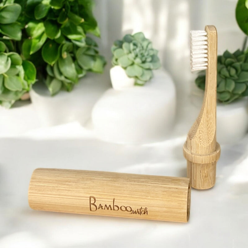 Bamboo Travel Toothbrush With Natural Bristles