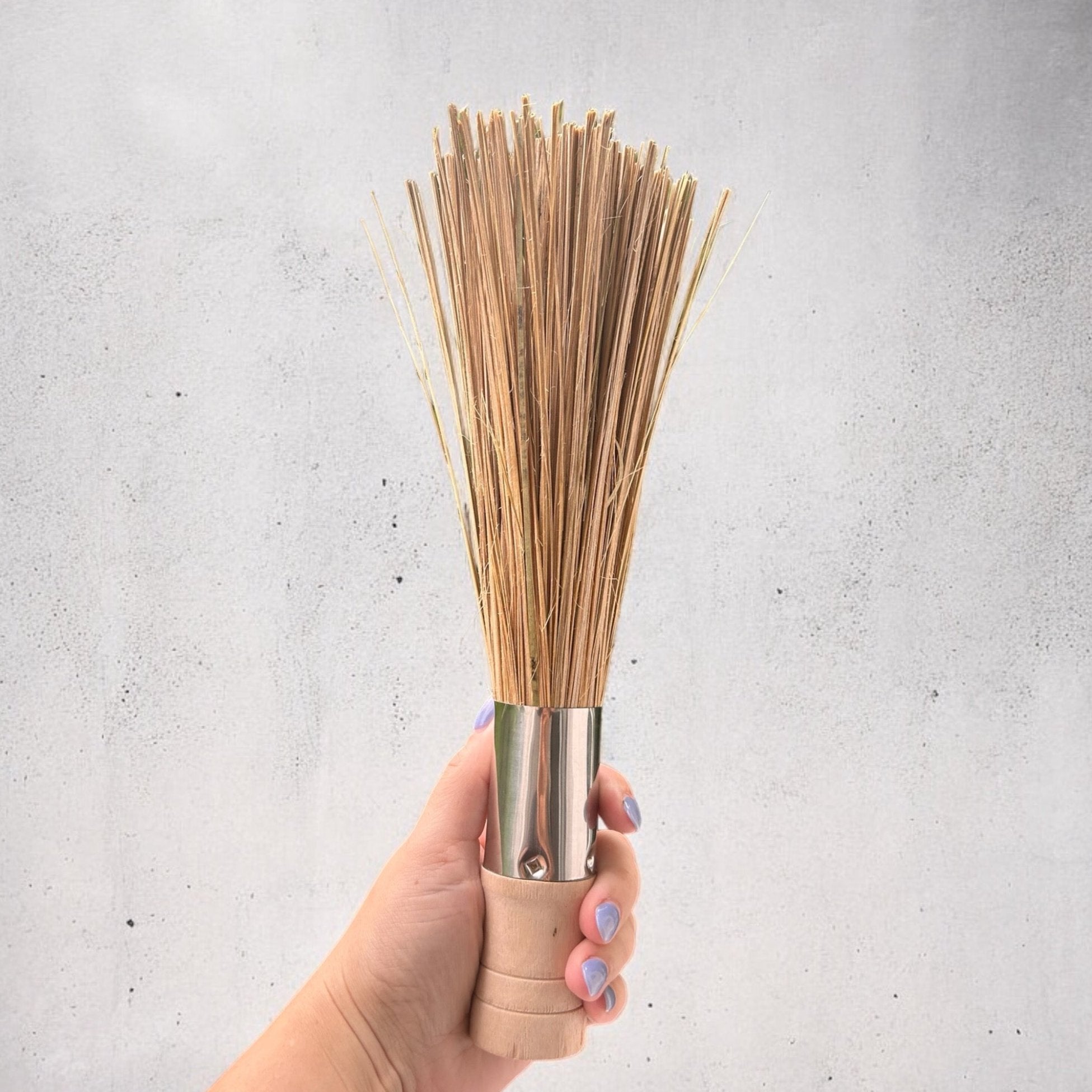Bamboo Switch Wok Cleaning Brush - Thumbnail 5