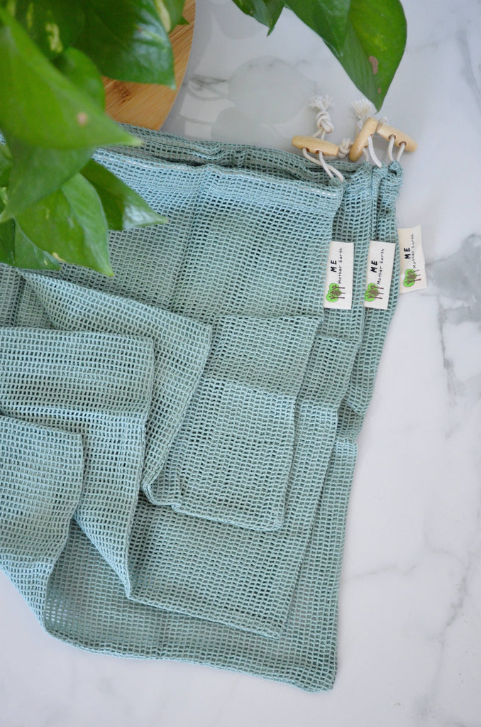 Me Mother Earth - Organic Cotton Mesh Produce Bags- 3 Pack