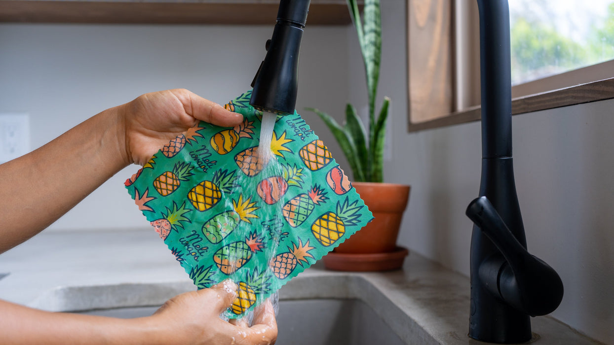 Beeswax Wrap Bulk Roll – Pineapple Print | Extra-Long Reusable & Eco-Friendly Alternative to Plastic Wrap