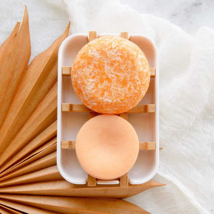 Bamboo Soap Dish – Plastic-Free, Compostable & Zero Waste | Eco-Friendly Bathroom Accessory