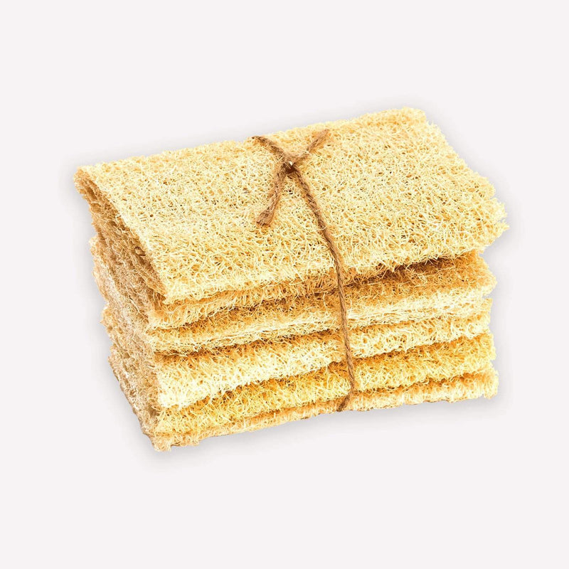 Loofah Sponge Pack – 100% Natural Plant Fiber | Plastic-Free, Compostable & Cleaning Sponge