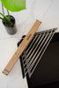 Corner Roll-Up Sink & Shower Rack (Plastic-Free, Grey)
