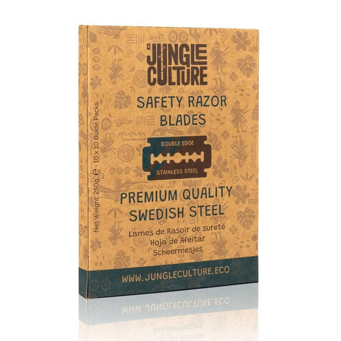 Jungle Culture - Pack of 10 Double Edge Safety Razor Blades | Jungle Culture