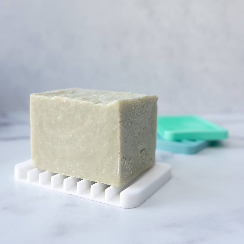 Earth Ahead - Waterfall Silicone Soap Dish - White