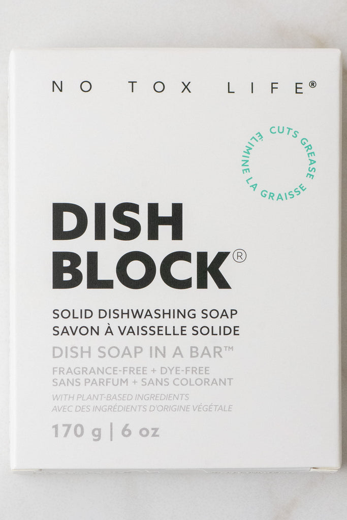 DISH BLOCK® Solid Dish Soap Bar – 6 oz (170g)
