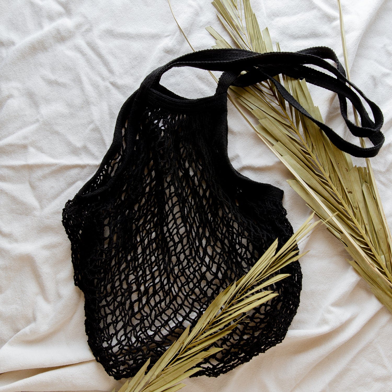 Organic Cotton String Bag – Reusable Mesh Tote | Plastic-Free &amp; GOTS Certified