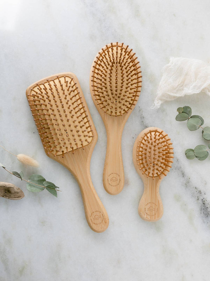 Earth Ahead - Small Bamboo Hairbrush – Unpackaged