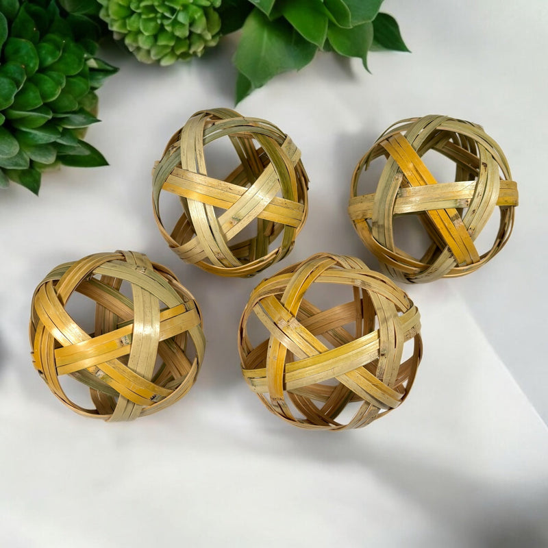 Handwoven Bamboo Decorative Ball