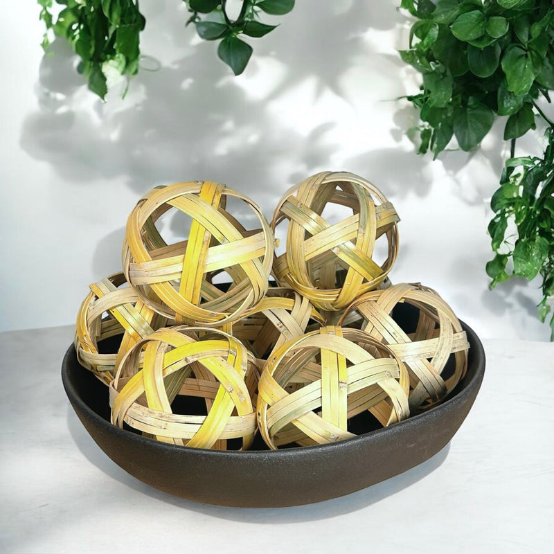 Handwoven Bamboo Decorative Ball