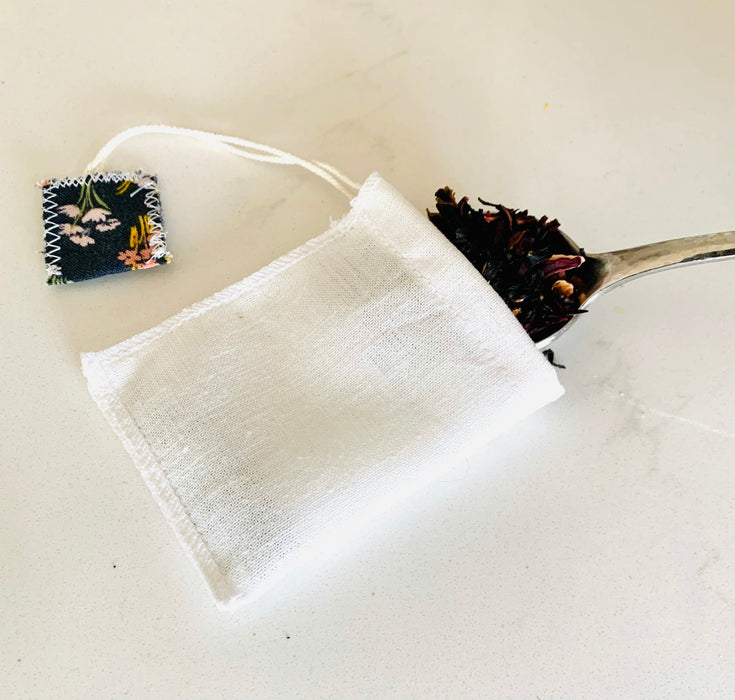 Reusable Tea Bags – Eco-Friendly Hemp & Cotton Filters