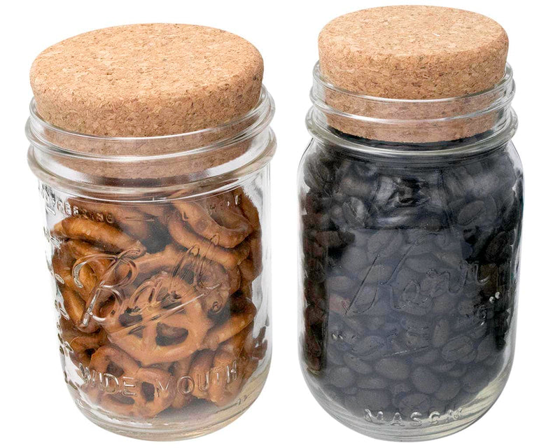 Cork Lid / Stopper for Mason Jars 4 Pack