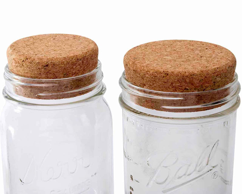 Cork Lid / Stopper for Mason Jars 4 Pack