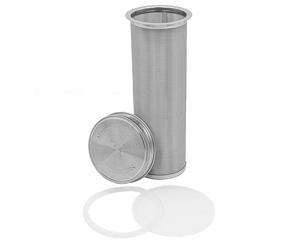Cold Brew Coffee &amp; Tea Maker Stainless Steel Filter With Lid for Mason Jars