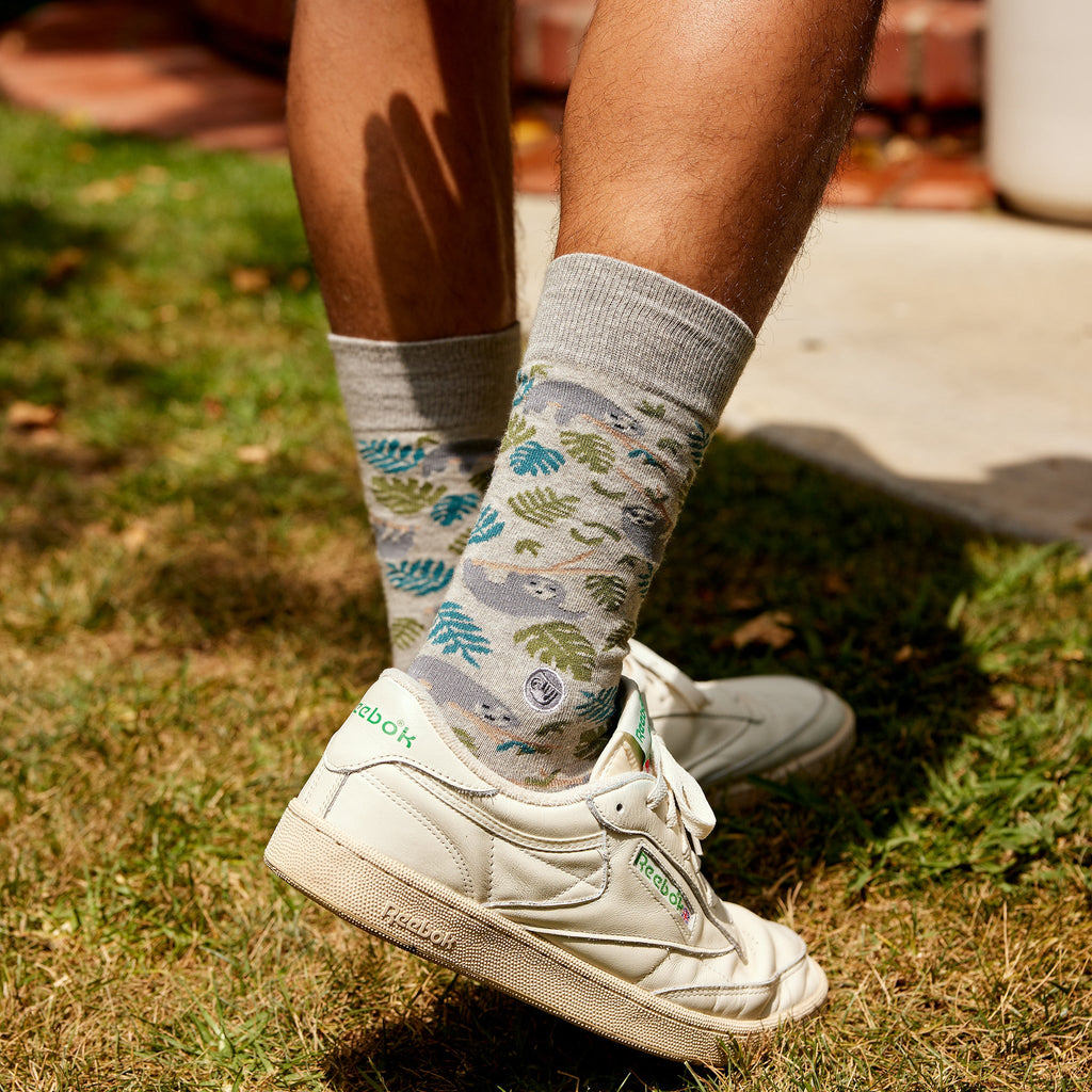 Socks that Protect Sloths - Crew Length