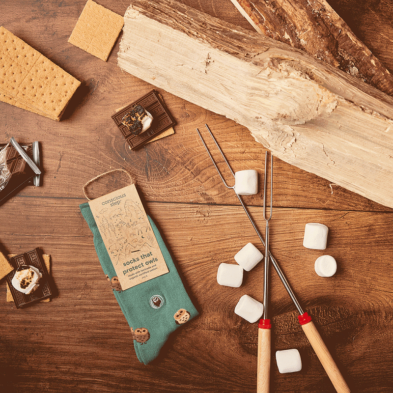 Socks that Protect Owls - Crew Length