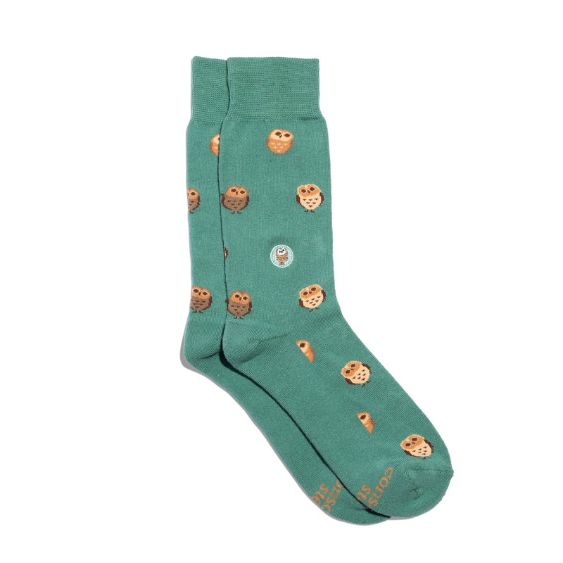 Socks that Protect Owls - Crew Length